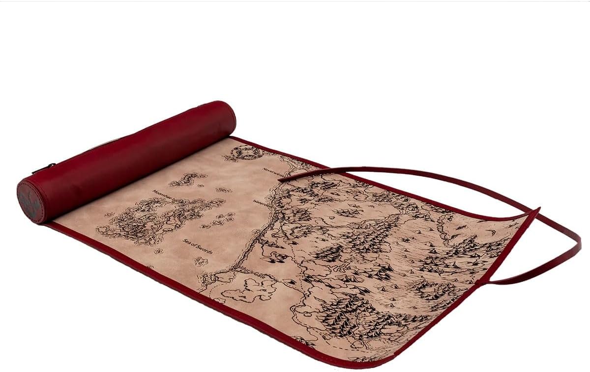 Sword Coast Dice Scroll Map for Dungeons & Dragons