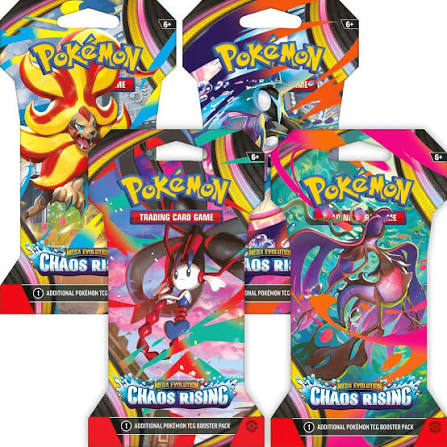 Pokémon TCG: Mega Evolution—Chaos Rising Sleeved Booster Pack