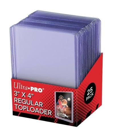 Ultra PRO 3" x 4" Clear Regular Toploaders (25ct)
